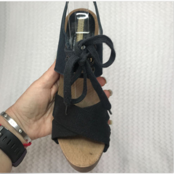 Stella McCartney Canvas Lace-Up Platform Sandal - Picture 5 of 6